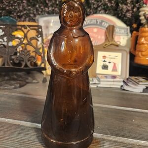 Vintage Brown Glass Figurine